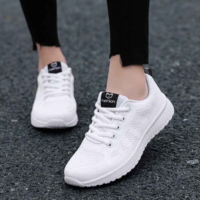 Tênis de malha respirável Sapatos femininos - Image 2
