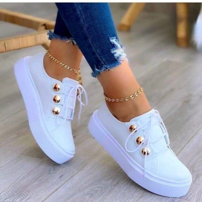 Sapatos casuais confortáveis ​​plataforma esportiva - Image 3