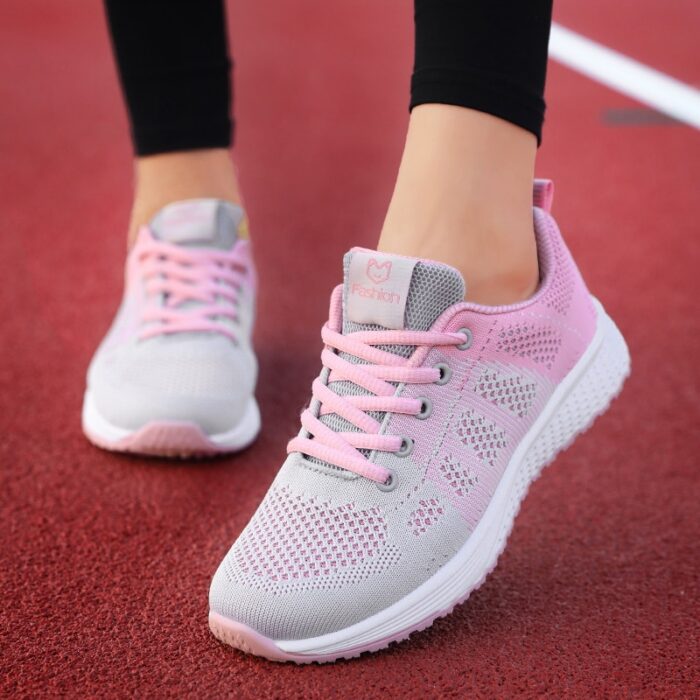 Tênis de malha respirável Sapatos femininos - Image 5