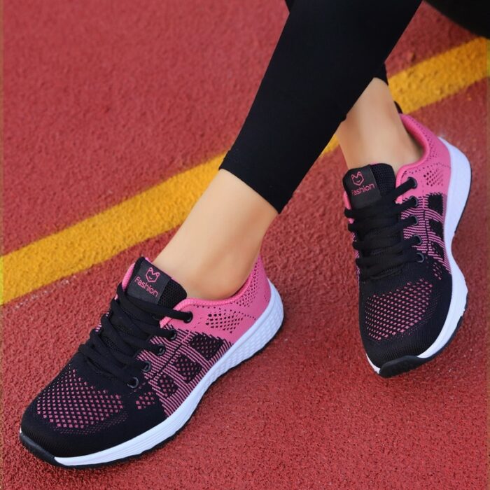 Tênis de malha respirável Sapatos femininos - Image 3