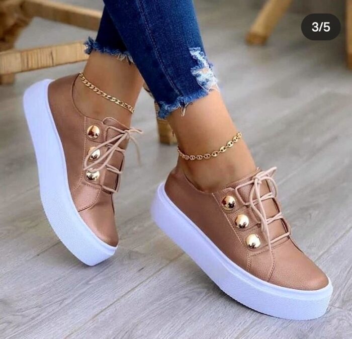 Sapatos casuais confortáveis ​​plataforma esportiva - Image 4