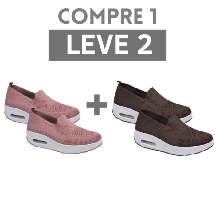 Tênis Feminino Respirável Floratte [COMPRE 1 LEVE 2]